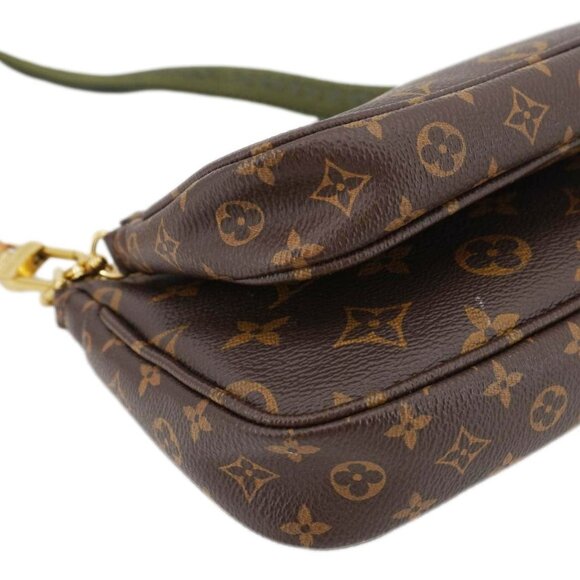 Louis Vuitton Multi Pochette Accessoires Monogram Canvas Crossbody Bag Brown - Picture 9 of 15